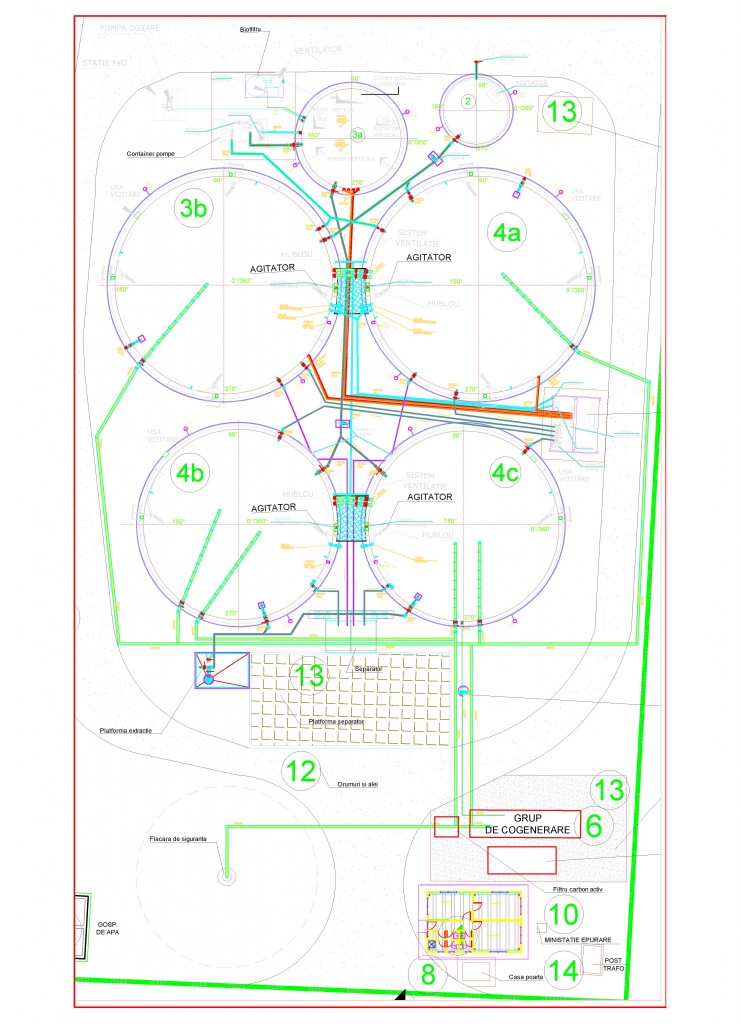 Centrala cogenerare biogaz